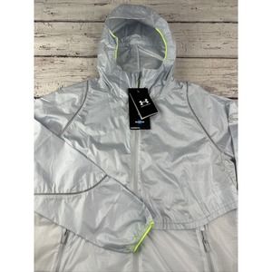 Under Armour Men's UA Impasse Wind Jacket 1376065 Small NWT‎ Gray $165